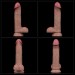 Фаллоимитатор с венами Dual Layered Silicone Cock 7.5 Lovetoy