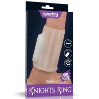 Насадка на пенис Lovetoy Vibrating Ridge Knights Ring