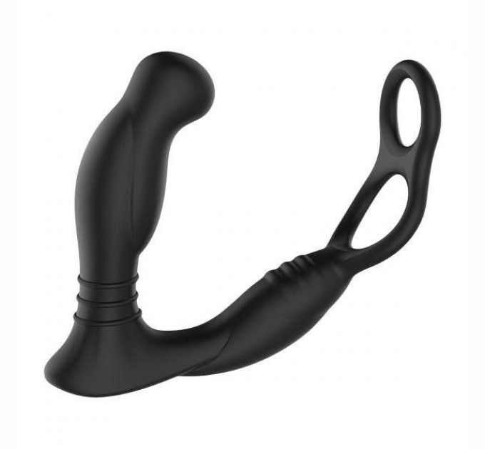 Массажер простаты с вибрацией и с эрекционными кольцами Nexus SIMUL8 Prostate Stimulator 100х30 мм (SO3067)