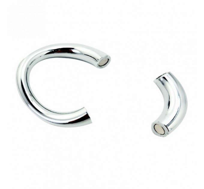 Металлическое кольцо на пенис Bdsm4u Magnet Curved Penis Ring Large