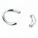 Металлическое кольцо на пенис Bdsm4u Magnet Curved Penis Ring Large