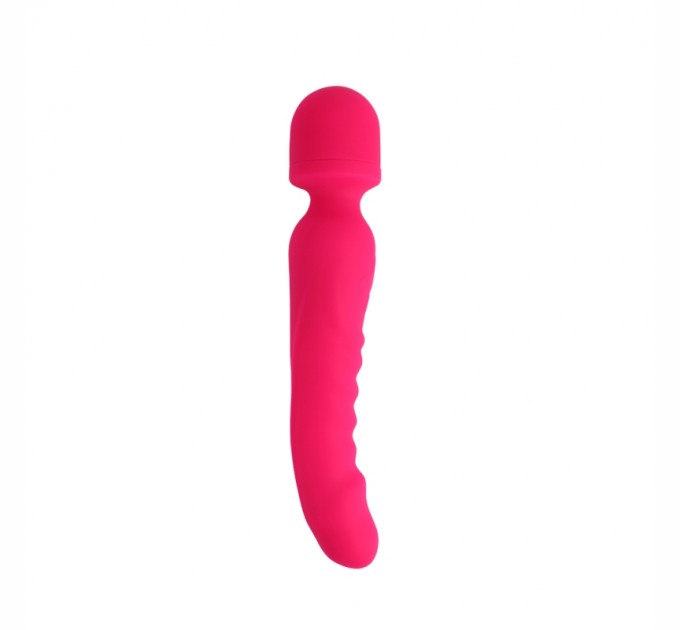 Клиторально-вагинальный двойной вибромассажер Pleasure Spreader Wand Pink Chisa