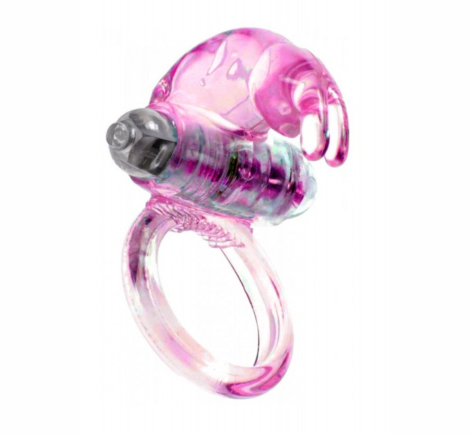 Эрекционное вибро кольцо BOYS of TOYS Rabbit Vibro Cock Ring Pink BS6700047