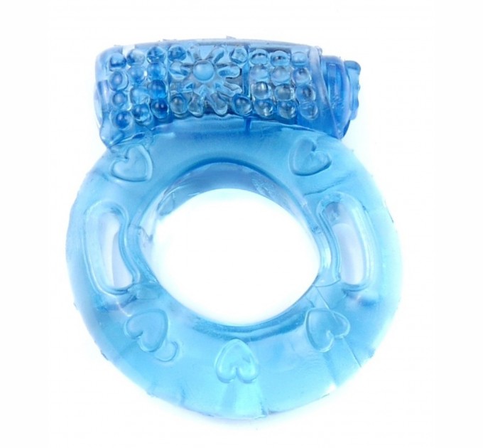 Эрекционное вибро кольцо BOYS of TOYS Vibrating Cock Ring Blue BS6700040