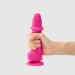 Реалистичный фаллоимитатор Strap-On-Me Sliding Skin Realistic Dildo Fuchsia - L