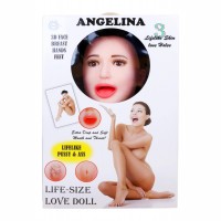 Надувная кукла BOYS of TOYS ANGELINA 3D с вставкой из киберкожи и вибростимуляцией BS5900001