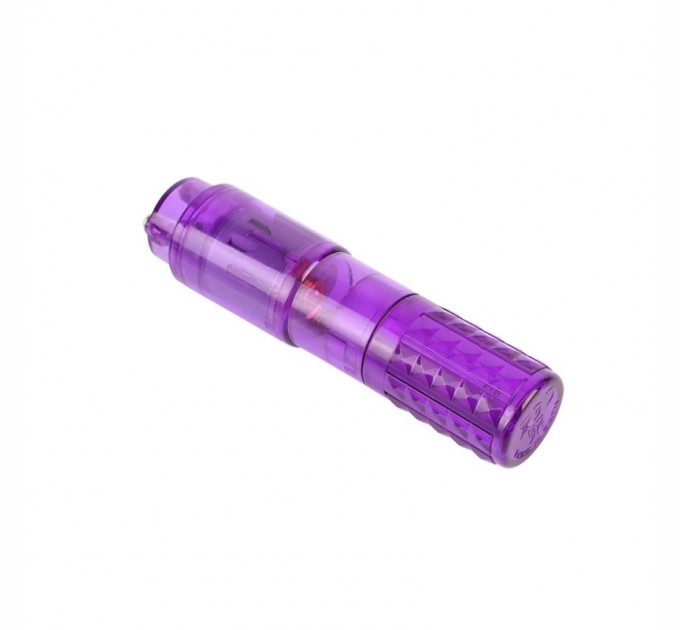 Фиолетовый вибростимулятор пластиковый Chisa The Ultimate Mini Massager