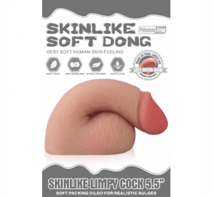 Накладной пенис для ношения Lovetoy Skinlike Limpy Cock 5.5