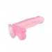 Розовый фаллоимитатор на присоске 7.0 Inch Dildo Chisa