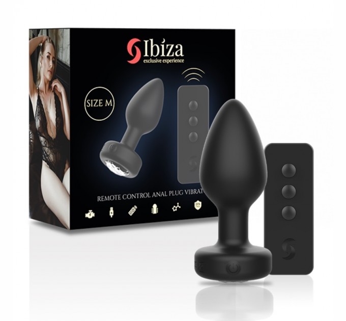 Анальная пробка Ibiza Remote Control Anal Plug Medium Ibiza