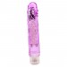 Фиолетовый вибратор Crystal Jelly Glitters Boy Chisa