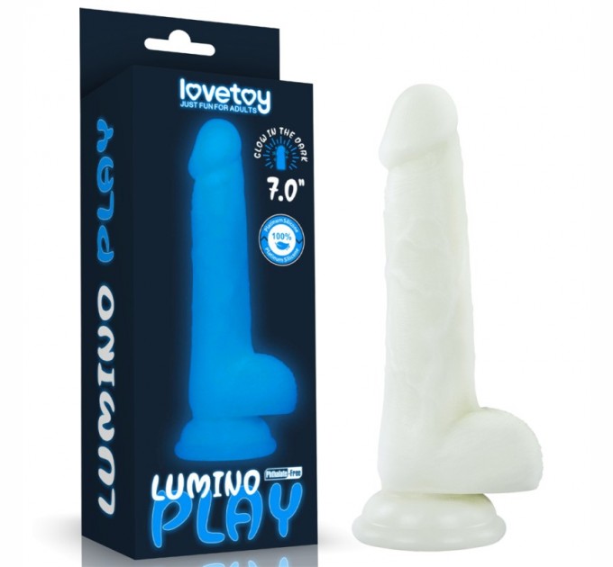 Фаллоимитатор светящийся Lumino Play Silicone Dildo 7.0 Lovetoy