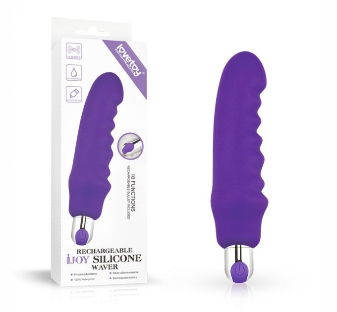 Перезаряжаемый силиконовый вибратор Lovetoy Rechargeable IJOY Silicone Waver