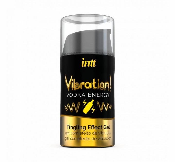 Жидкий вибратор Intt Vibration Vodka со вкусом энергетика с алкоголем 15 мл (SO2919)