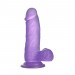 Силиконовый фаллоимитатор Lovetoy фиолетовый Jelly Studs Crystal Dildo Small