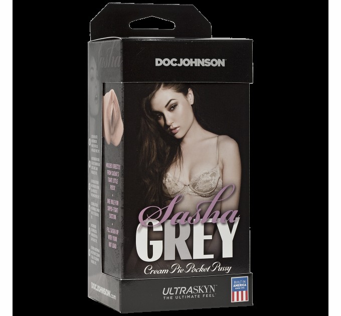 Мастурбатор вагина Doc Johnson Sasha Grey - Ultraskyn Cream Pie Pocket