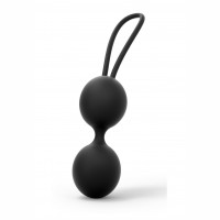 Вагинальные шарики Dorcel Dual Balls Black диаметр 3.6 см вес 55 гр
