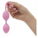 Роскошные вагинальные шарики PILLOW TALK - Frisky Pink с кристаллом Swarovski (SO2721)