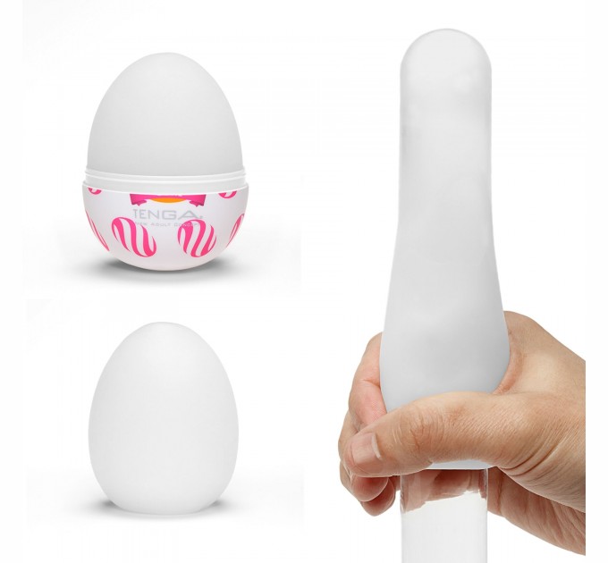 Мастурбатор-яйцо Tenga Egg Curl с рельефом из шишечек