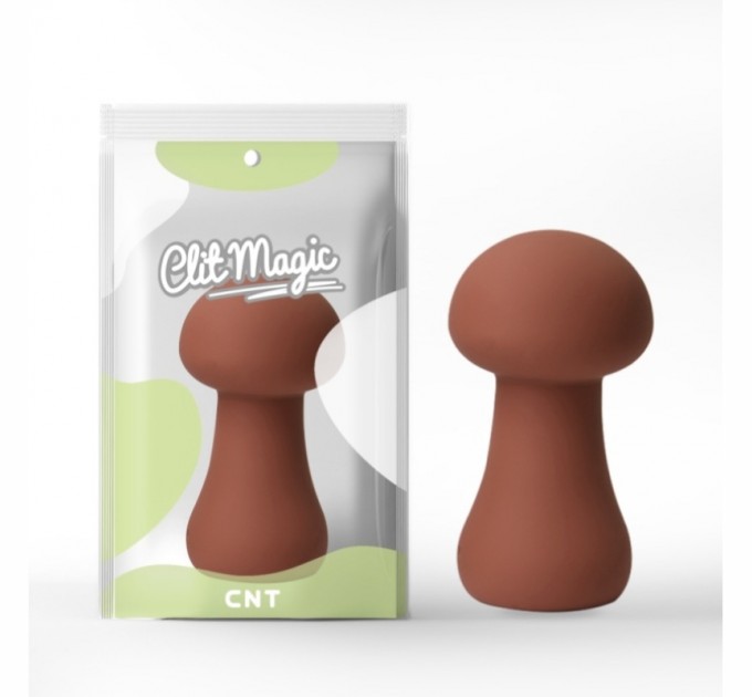 Вибростимулятор для женщин 3D Design Mushroom Maroon Cnt