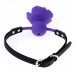 Силиконовый кляп с фиолетовой розочкой Silicone Rose Ball Gags Purple Bdsm4u