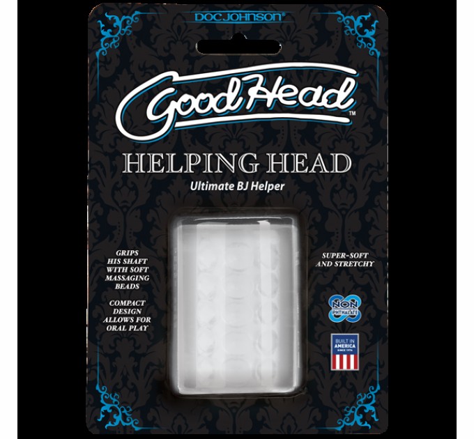 Мастурбатор Doc Johnson GoodHead - Helping Head ULTRASKYN, супер помогалочка для минета