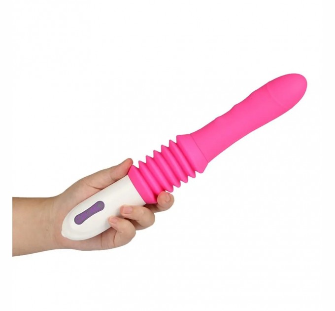 Секс-машина We Love Telescopic Vibrator на присоске с дистанционным управлением Розовый (pink_GS0005)