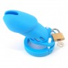 Мужское силиконовое устройство целомудрия CB-6000 Silicone Blue Bdsm4u