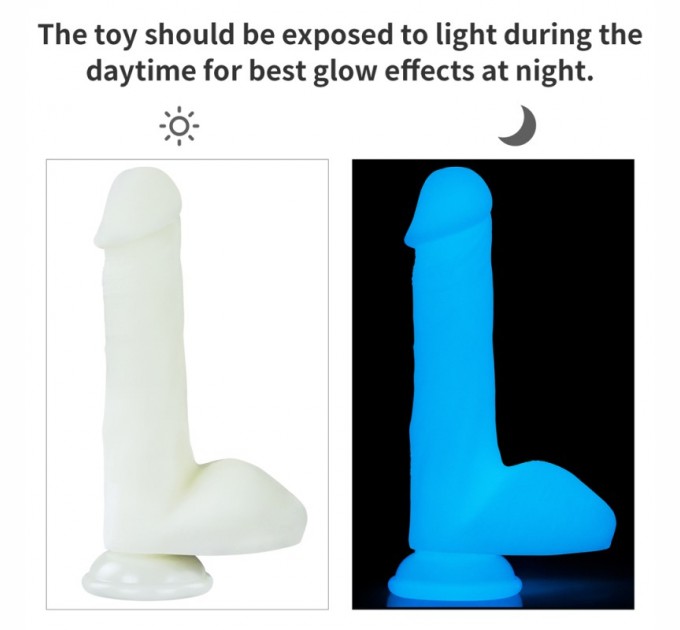 Фаллоимитатор светящийся Lumino Play Silicone Dildo 8.0 Lovetoy