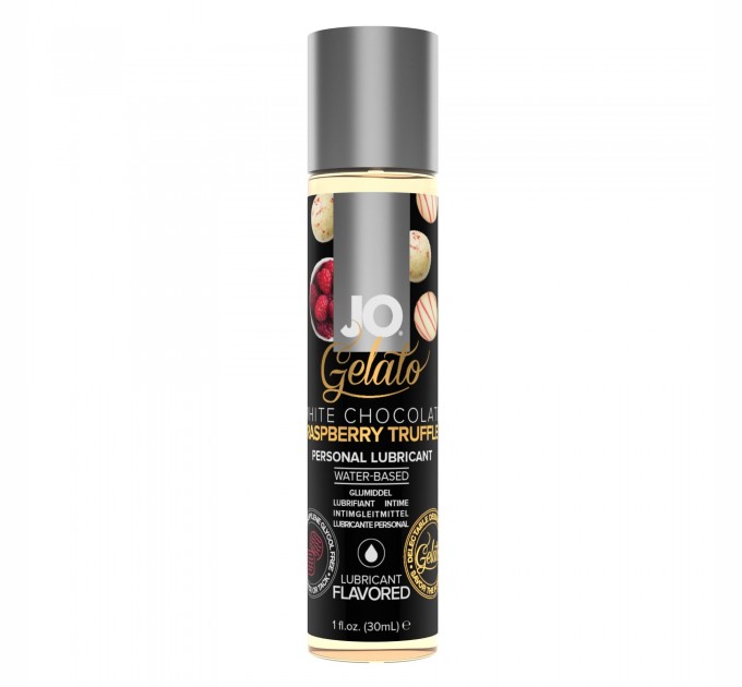 Съедобный лубрикант System JO GELATO White Chocolate Raspberry 30 мл