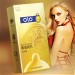 Ребристые ультратонкие презервативы OLO с ароматом ванили 10 шт