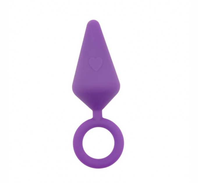 Анальная пробка с кольцом Chisa Candy Plug Small 7 см Фиолетовый