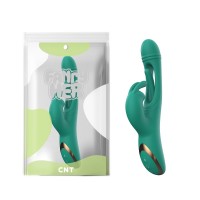 Фантастический вибратор для женщин Greedy Triple Stimulating Massager Green Cnt