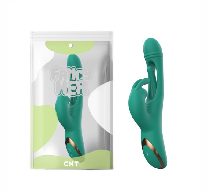 Фантастический вибратор для женщин Greedy Triple Stimulating Massager Green Cnt