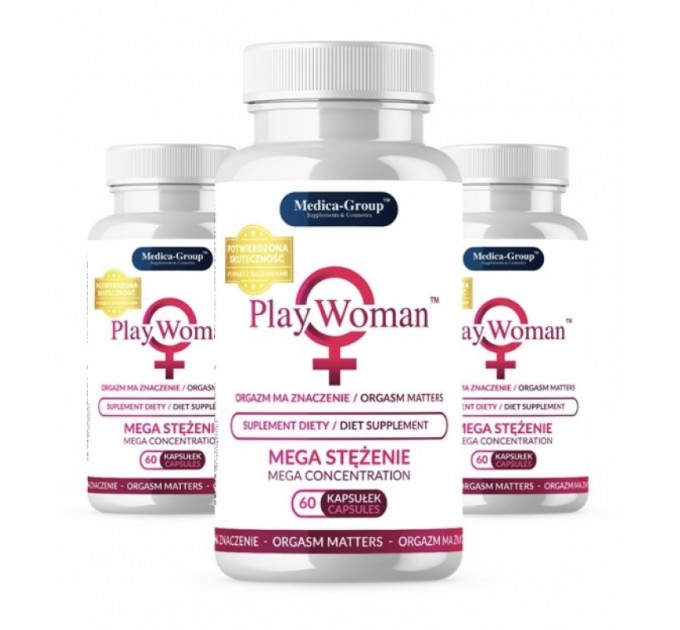 Препарат для повышения ощущений PlayWoman Capsules 3x60шт Medicagroup