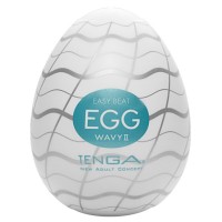 Мастурбатор-яйцо Tenga Egg Wavy II с двойным волнистым рельефом