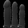 Набор для страпона с вибрацией Doc Johnson Body Extensions - BE Naughty - Black