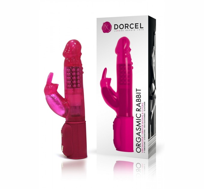 Вибратор-кролик Dorcel Orgasmic Rabbit Pink с жемчужным массажем