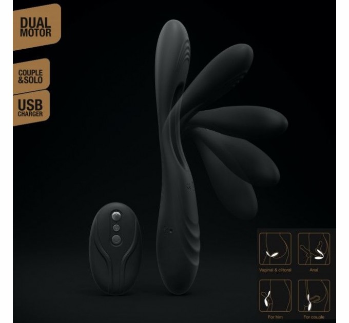 Вибратор для пар Dorcel MULTI JOY с пультом ДУ