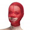 Маска сетка с открытым ртом Feral Feelings Hood Mask Red