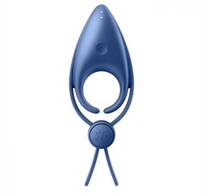 Эрекционное виброкольцо лассо с регулировкой размера Satisfyer Sniper Blue