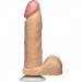 Фаллоимитатор Doc Johnson The Realistic Cock 8 inch White - PVC, Vack-U-Lock, диаметр 5,1см