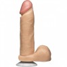 Фаллоимитатор Doc Johnson The Realistic Cock 8 inch White - PVC, Vack-U-Lock, диаметр 5,1см