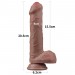 Фаллоимитатор с венами Dual Layered Silicone Cock 8.0 Lovetoy