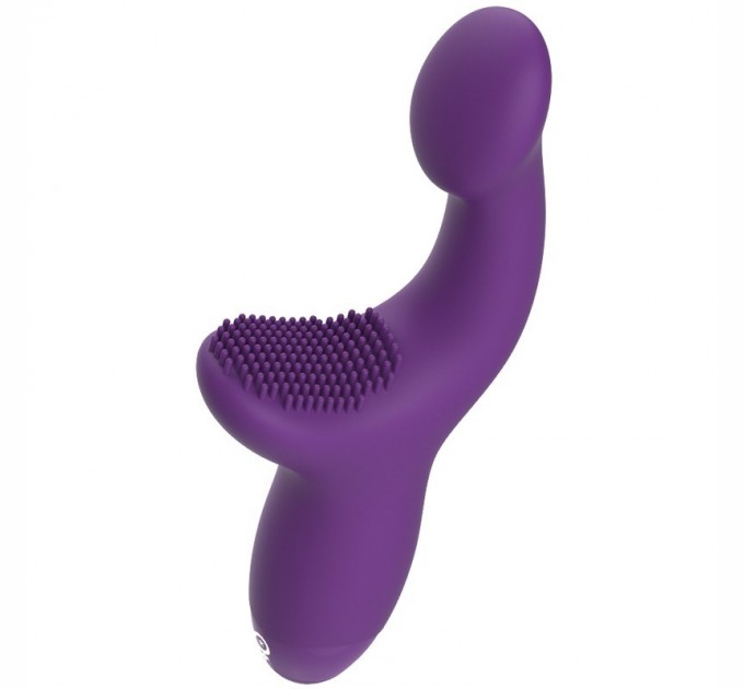 Вибратор двойной стимуляции фиолетовый Rewolution Rewokiss Vibrating