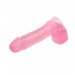 Розовый фаллоимитатор с мошонкой на присоске Chisa 7.7 Inch Dildo