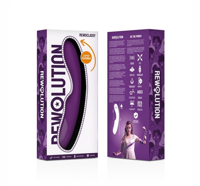 Вибратор для точки-G фиолетовый Rewolution Rewoclassy Flexible Vibrator