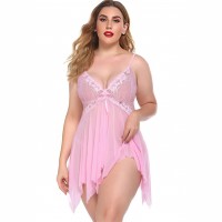 Комплект We Love пеньюар-разлетайка и стринги 2XL Розовый (pink_2xl_DLSC432)