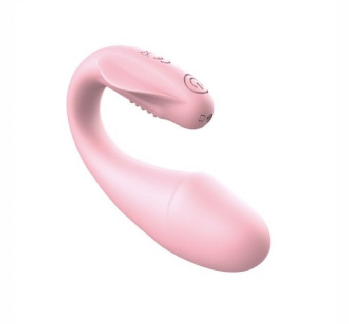 Вибростимулятор для женщин Dolphin Strap-on Pink Cnt