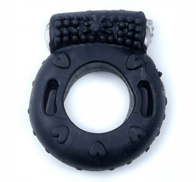 Эрекционное вибро кольцо BOYS of TOYS Vibrating Cock Ring Black BS6700042